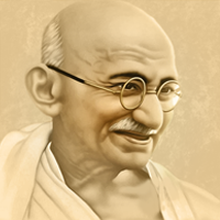 Mahatma Gandhi's Photo'