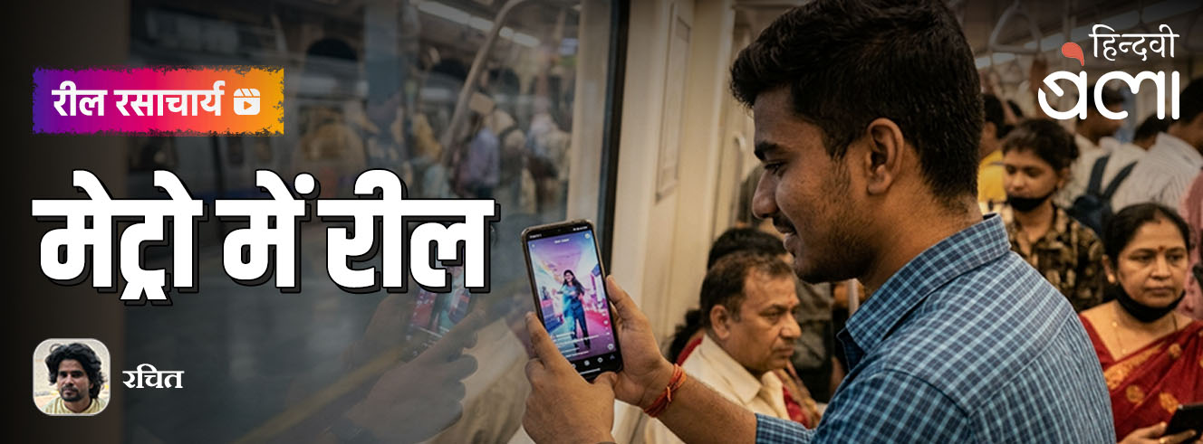 रील रसाचार्य : मेट्रो में रील